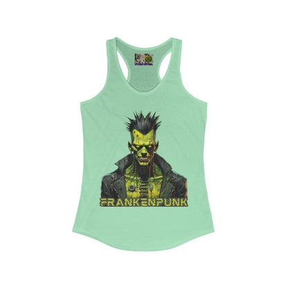 Frankenpunk Women's Racerback Tank Top by CreepyCrafts.boo