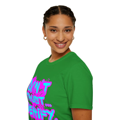 Don't Trust...Verify. Dark colors Unisex T-Shirt by cypherpunkgear.com