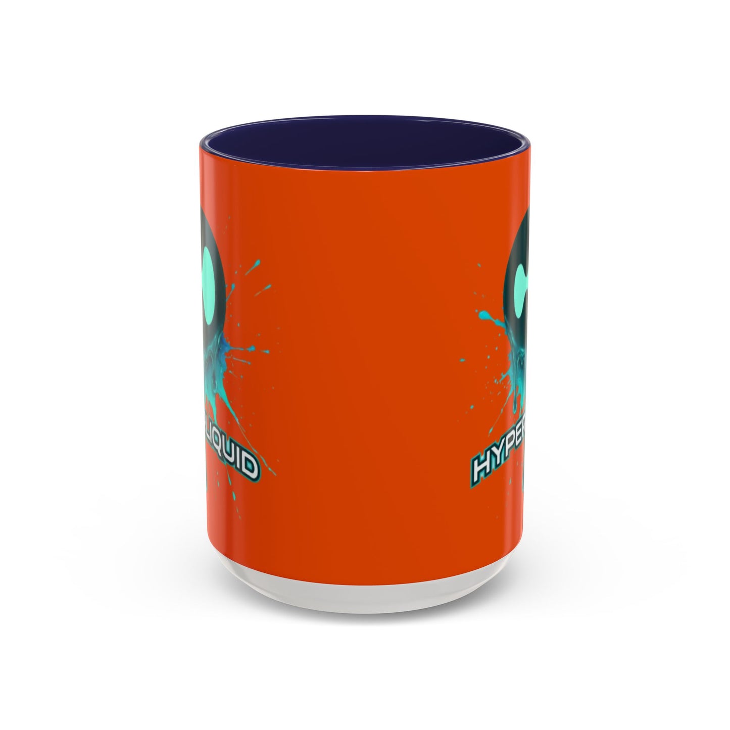HYPE Drip Orange Accent Mug by cypherpunkgear.com