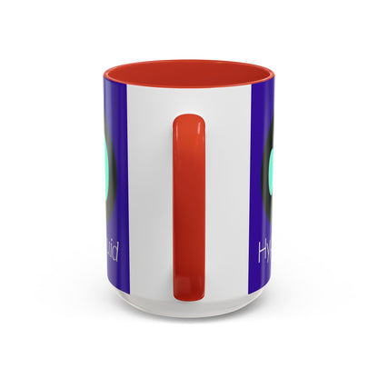 Hyperliquid White font Dark Purple Accent Mug by cypherpunkgear.com
