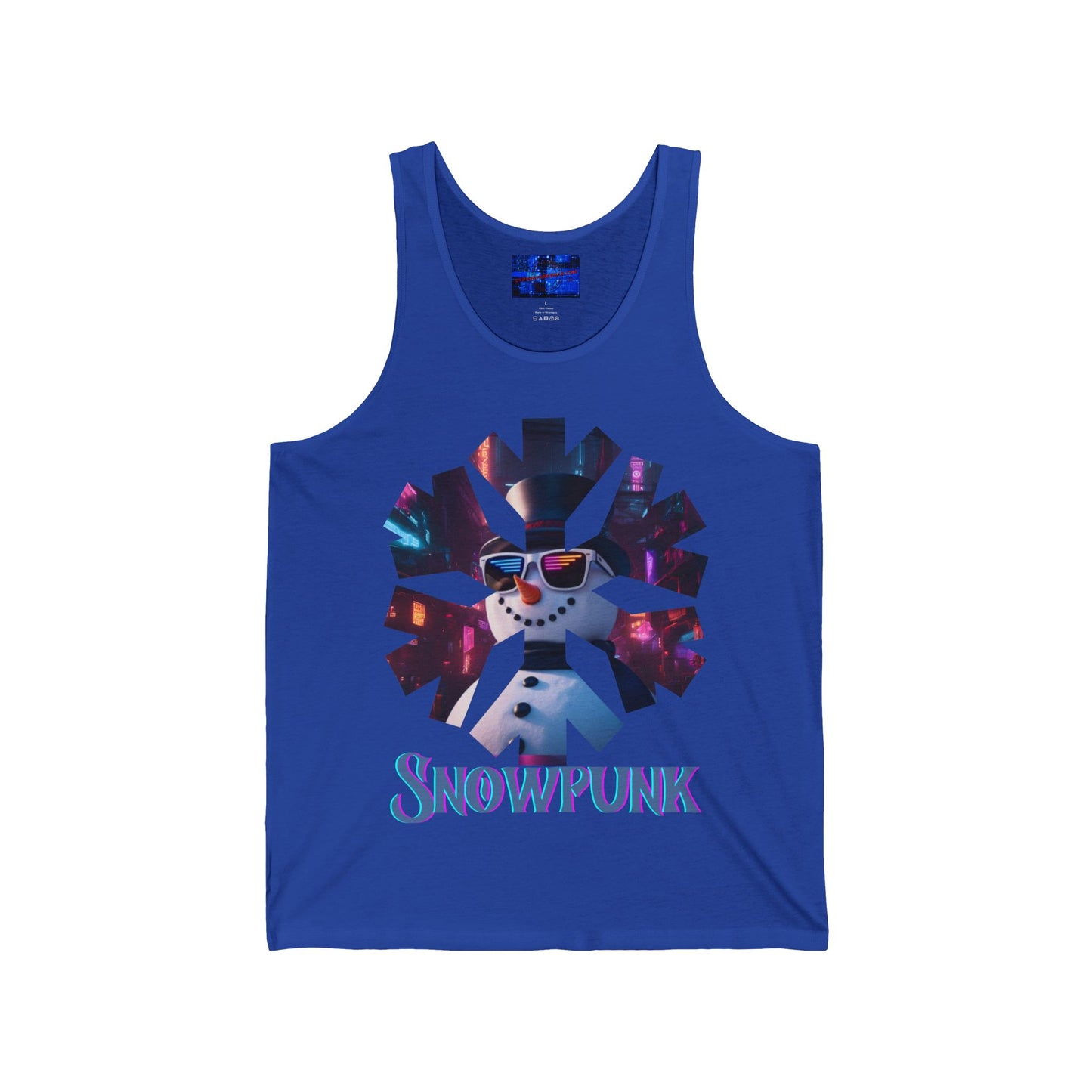 Snowpunk Unisex Jersey Tank Top by cypherpunkgear.com