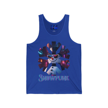 Snowpunk Unisex Jersey Tank Top by cypherpunkgear.com
