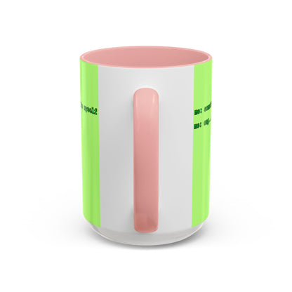 Sometimes I talk to myself - me: omg...same Light Green Accent Mug by cypherpunkgear.com
