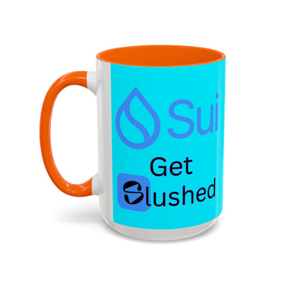 Sui: Get Slushed Light Blue Accent Mug by cypherpunkgear.com
