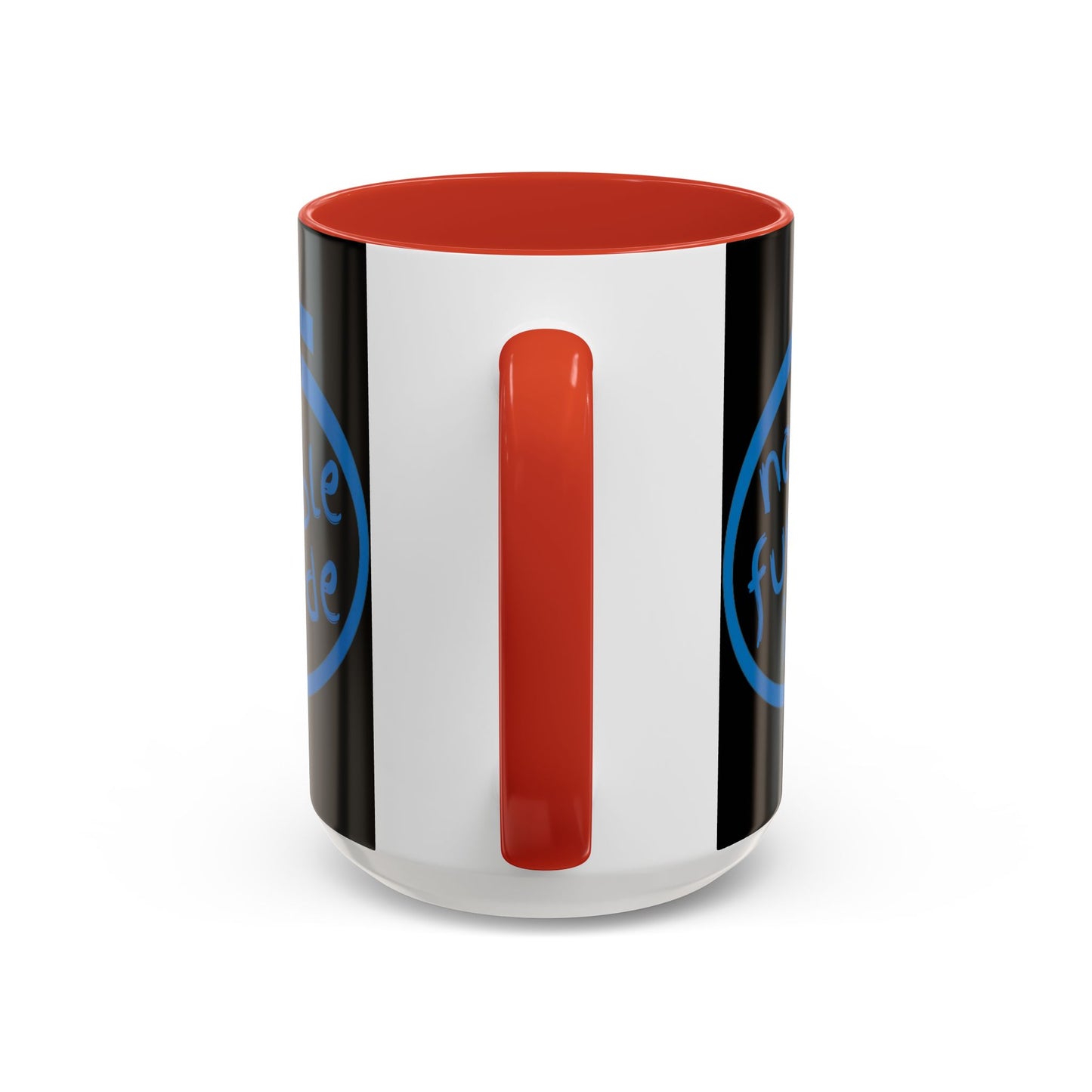 Non-Fungible Inside Black Accent Mug by cypherpunkgear.com