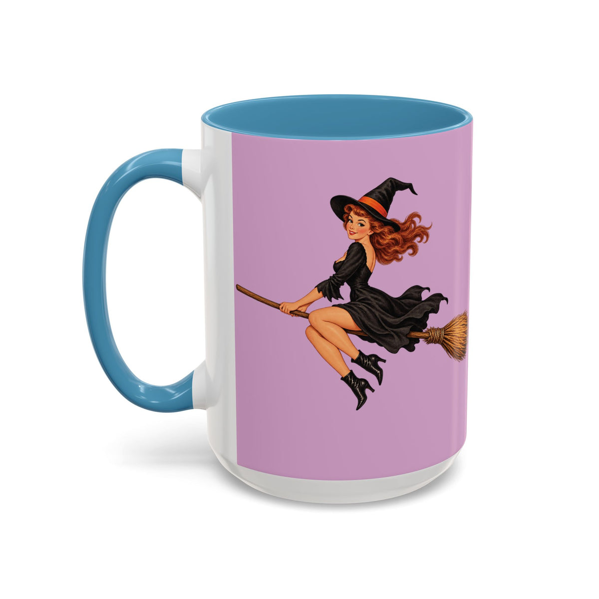 Hazel Hex Pink Accent Mug by CreepyCrafts.boo