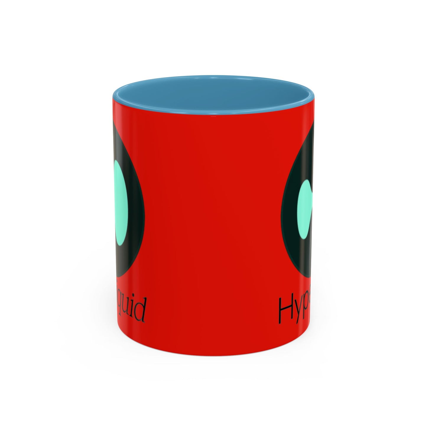 Hyperliquid Black font Red Accent Mug by cypherpunkgear.com