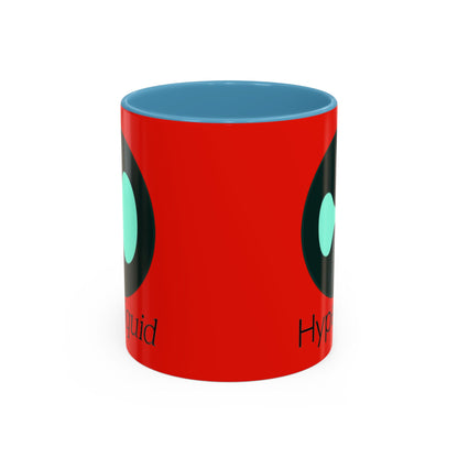 Hyperliquid Black font Red Accent Mug by cypherpunkgear.com