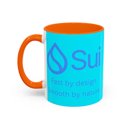 SUI Light Blue Accent Mug by cypherpunkgear.com