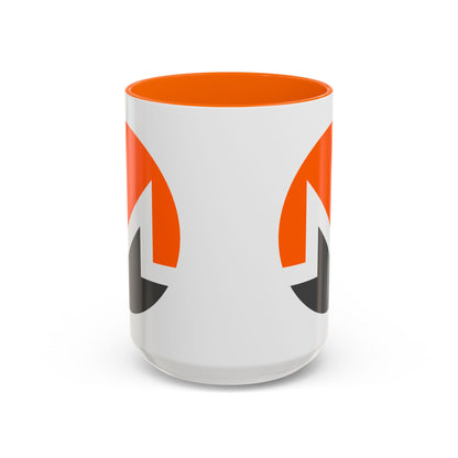 Monero (XMR) White Accent Mug by cypherpunkgear.com