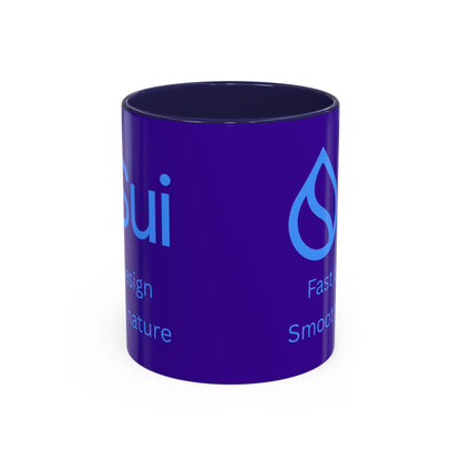 SUI Purple Accent Mug by cypherpunkgear.com