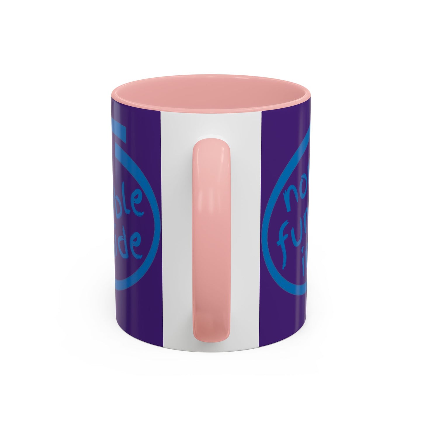 Non-Fungible Inside Purple Accent Mug by cypherpunkgear.com