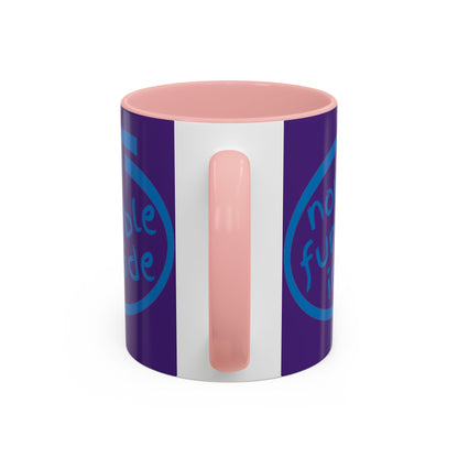 Non-Fungible Inside Purple Accent Mug by cypherpunkgear.com
