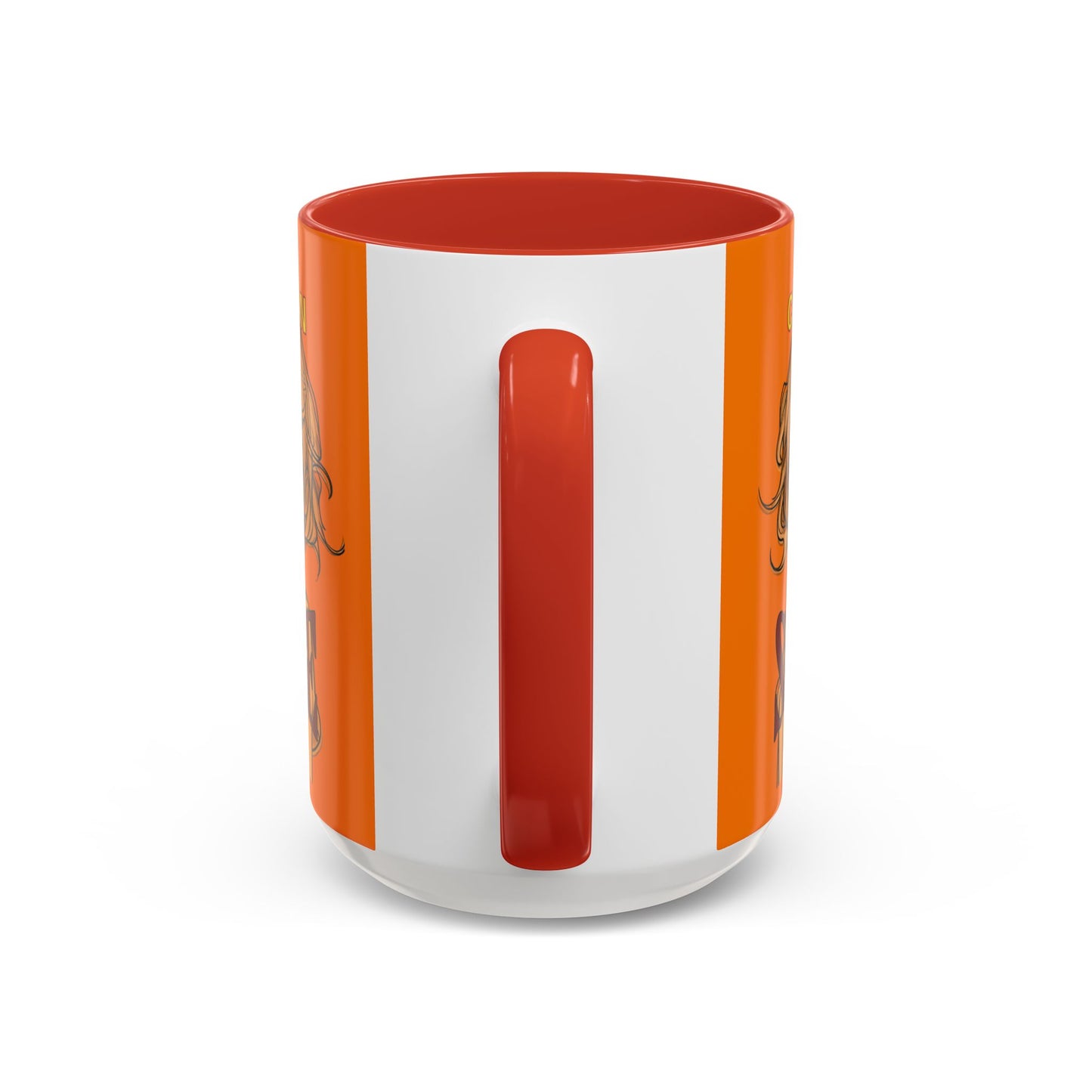 Caution, Savage Orange Accent Mug by cypherpunkgear.com