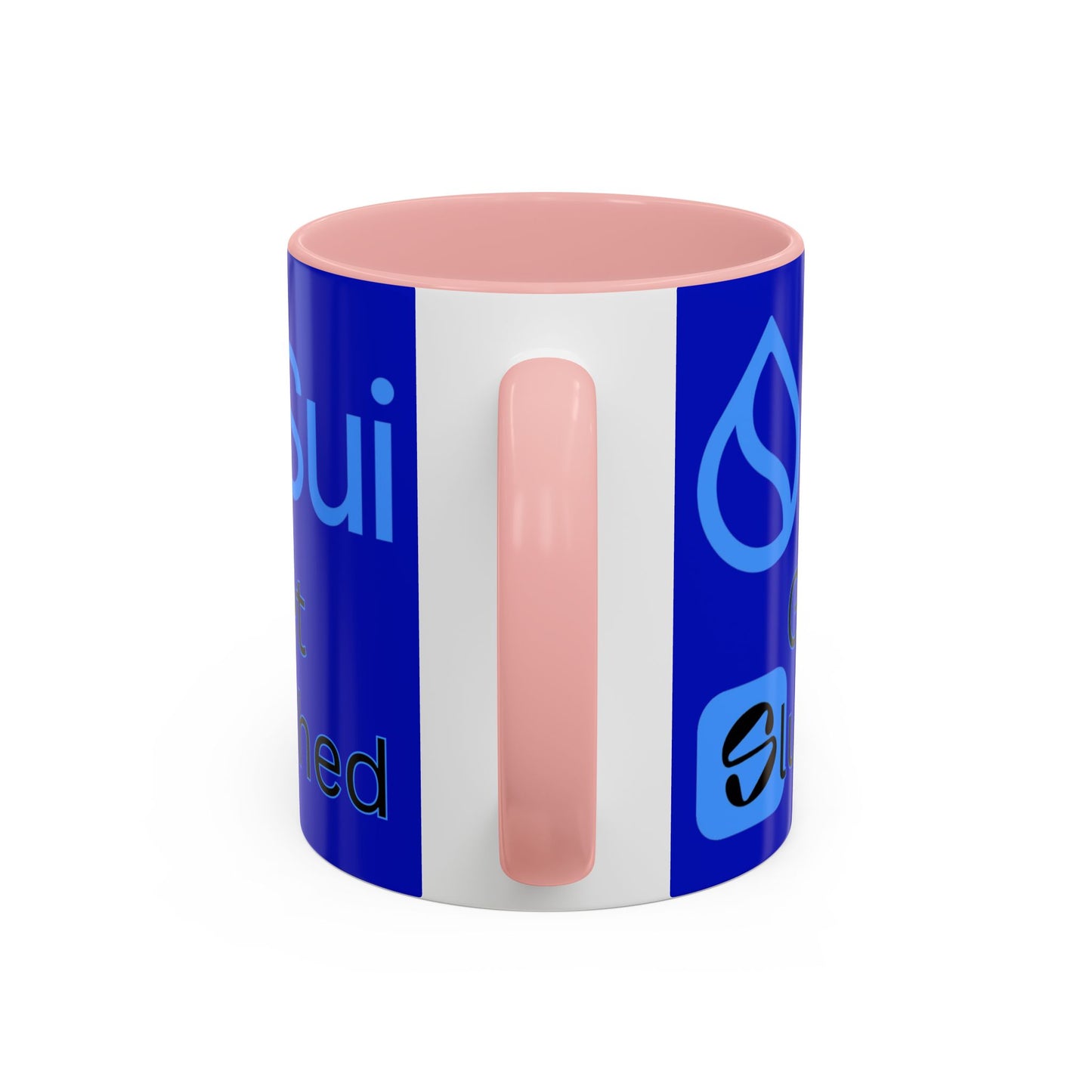 Sui: Get Slushed Dark Blue Accent Mug by cypherpunkgear.com