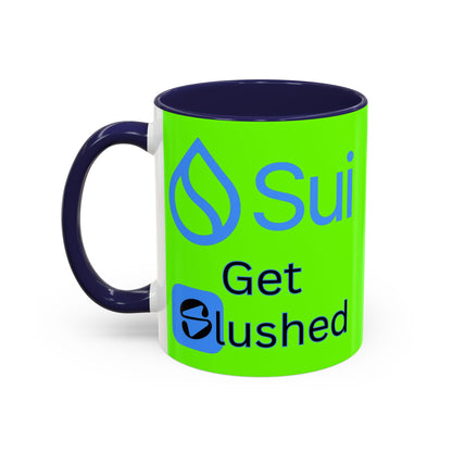 Sui: Get Slushed Green Accent Mug by cypherpunkgear.com