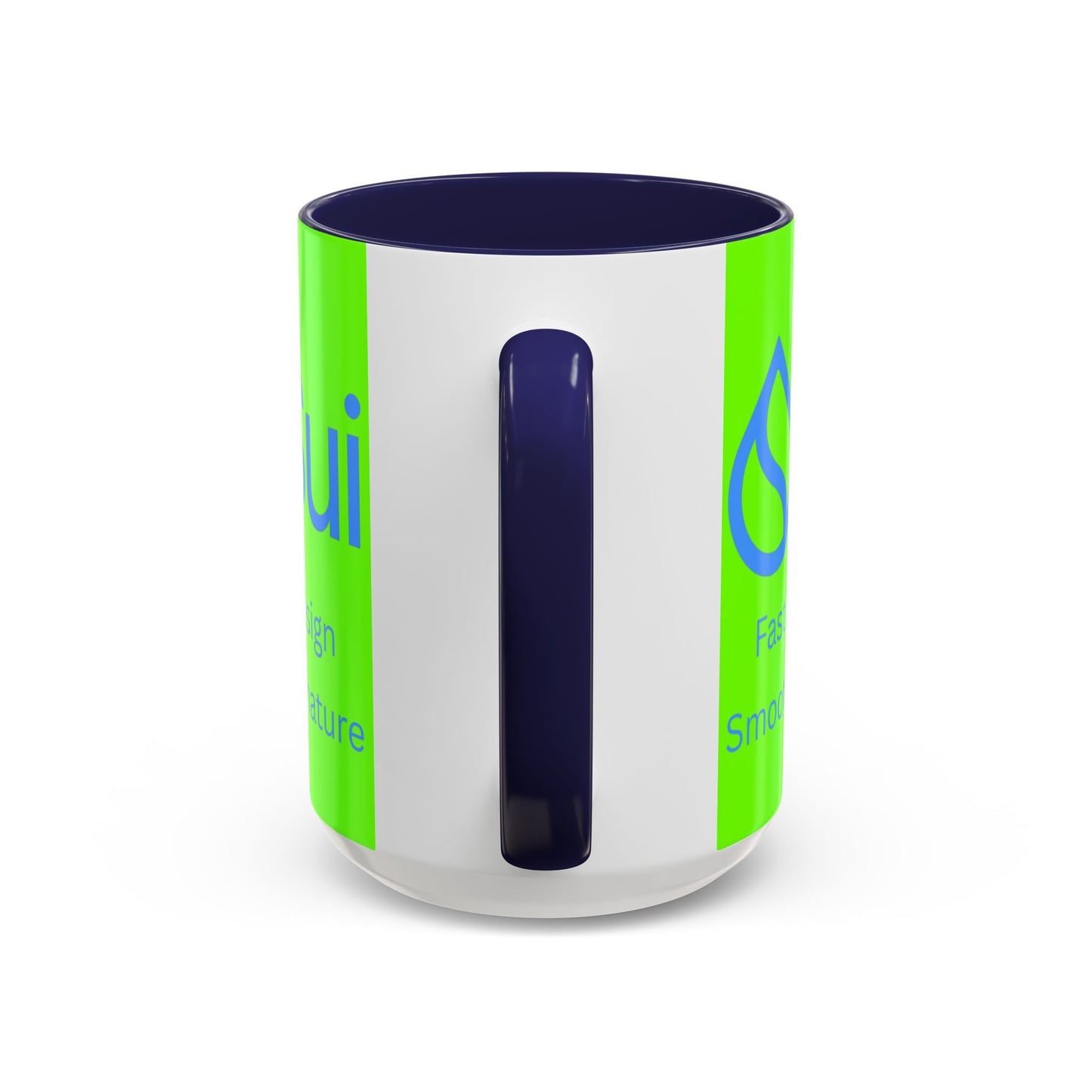SUI Green Accent Mug by cypherpunkgear.com