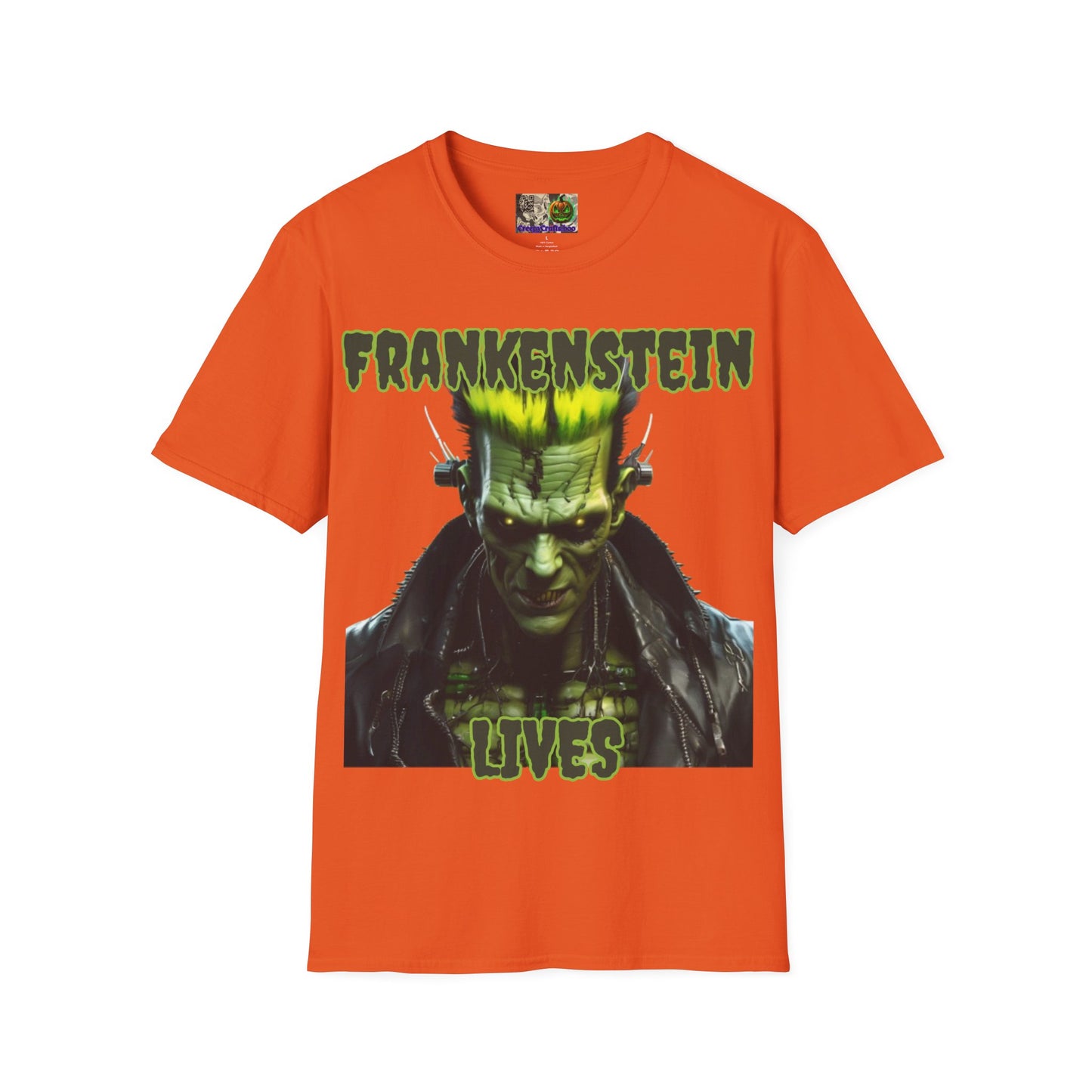 Frankenstein Lives Light colors Unisex T-Shirt by CreepyCrafts.boo