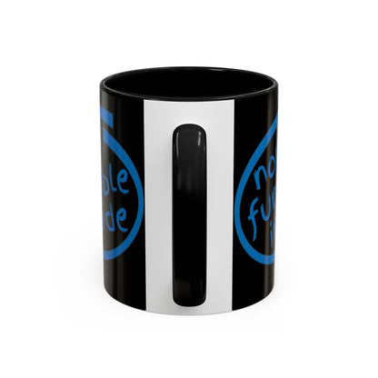 Non-Fungible Inside Black Accent Mug by cypherpunkgear.com