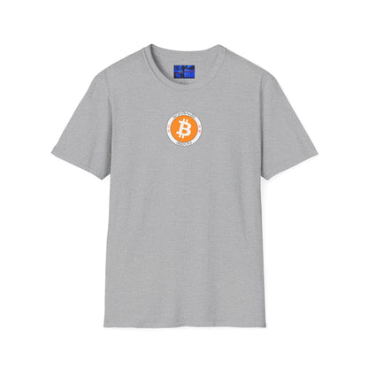 2-sided, Bitcoin, Bitcoin, Bitcoin (BTC) Light colors Unisex T-Shirt by cypherpunkgear.com