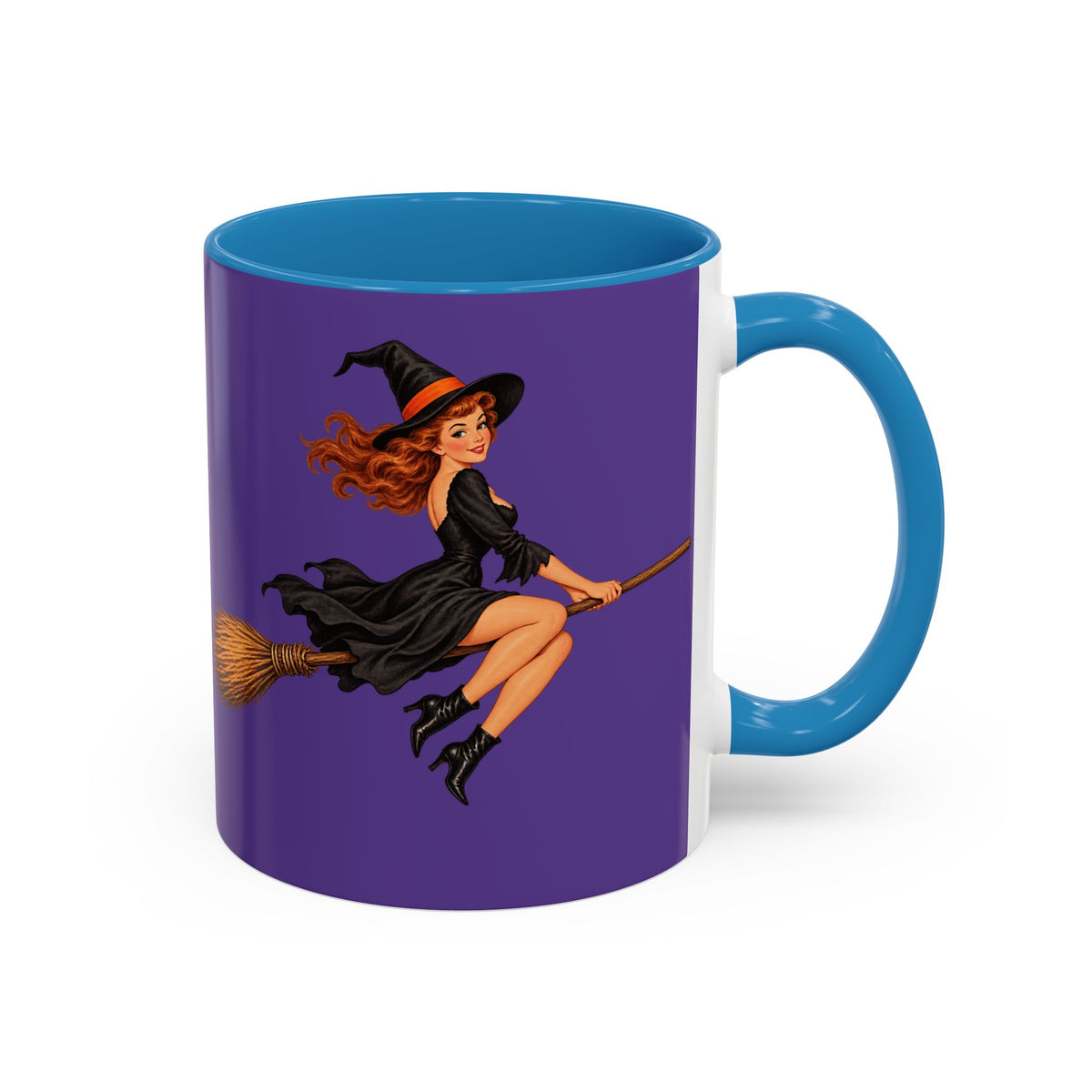 Hazel Hex Purple Accent Mug by CreepyCrafts.boo