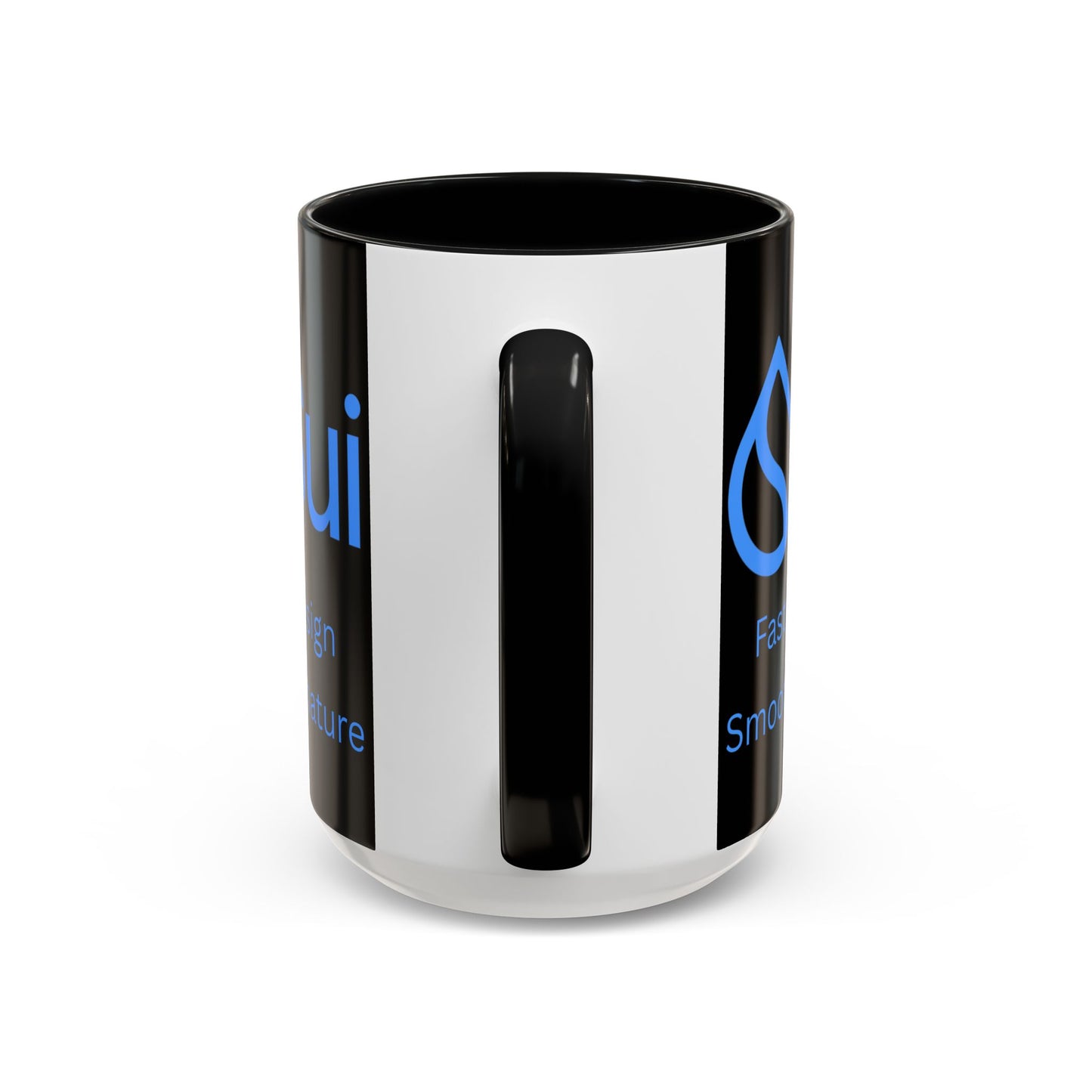 SUI Black Accent Mug by cypherpunkgear.com