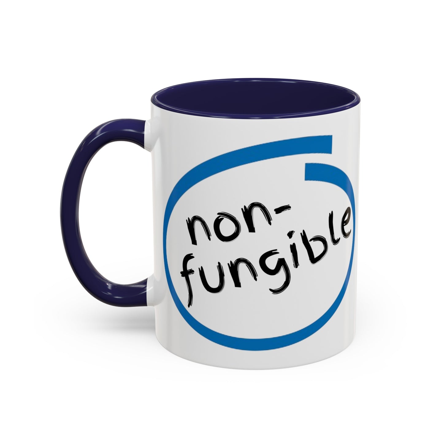 Nonfungible Accent Mug by cypherpunkgear