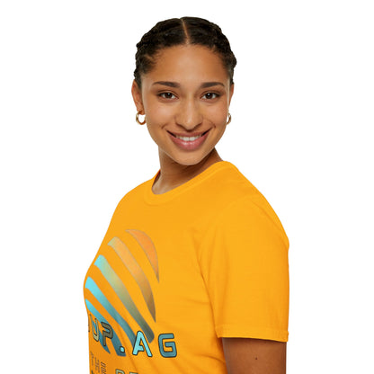 Jupiter (JUP) the best aggregator on Solana Light colors Unisex T-Shirt by cypherpunkgear.com