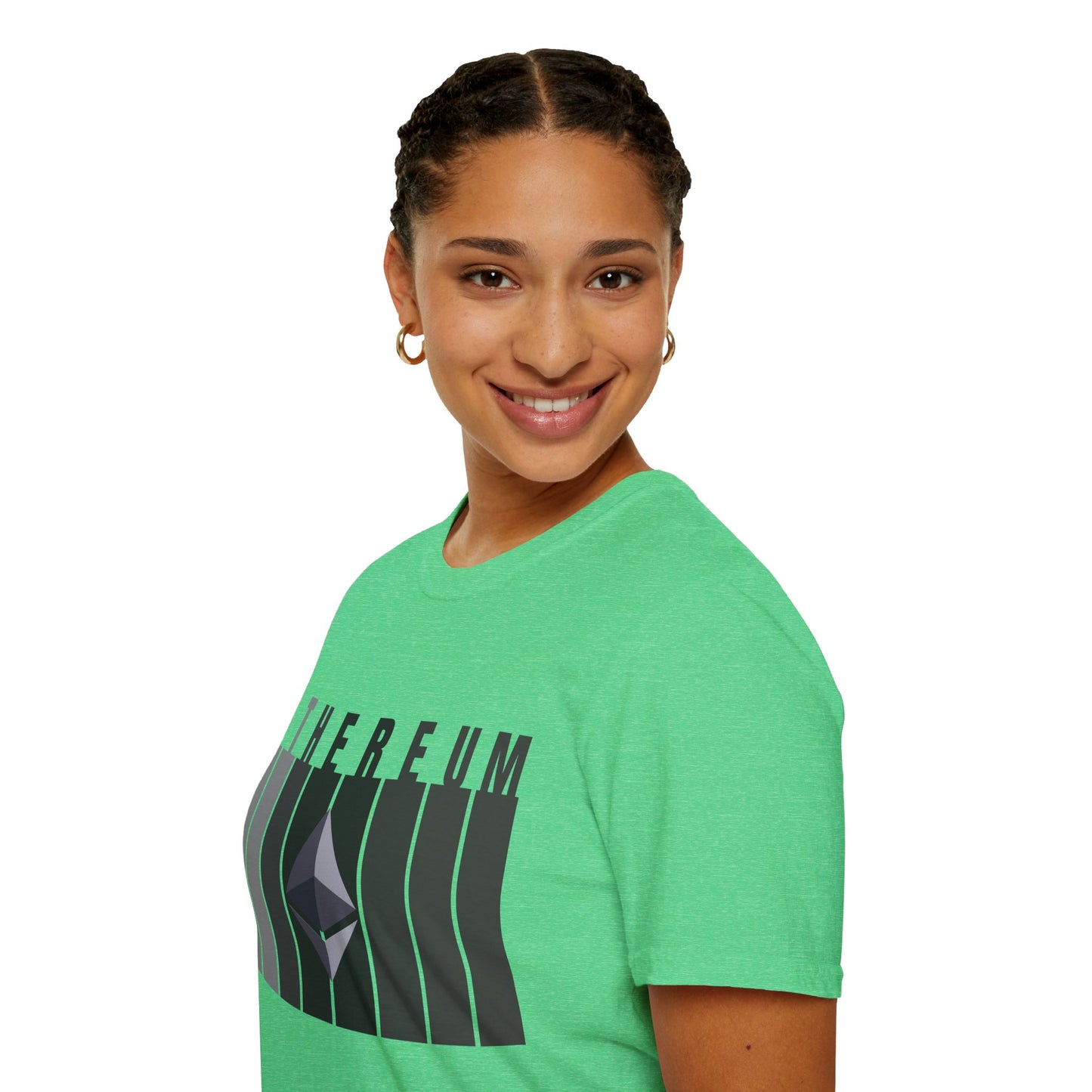 Ethereum (ETH) DKcolors Unisex T-Shirt by cypherpunkgear.com