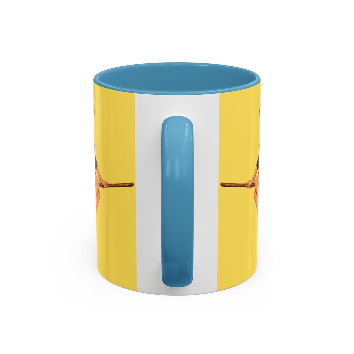 Hazel Hex Yellow Accent Mug by CreepyCrafts.boo