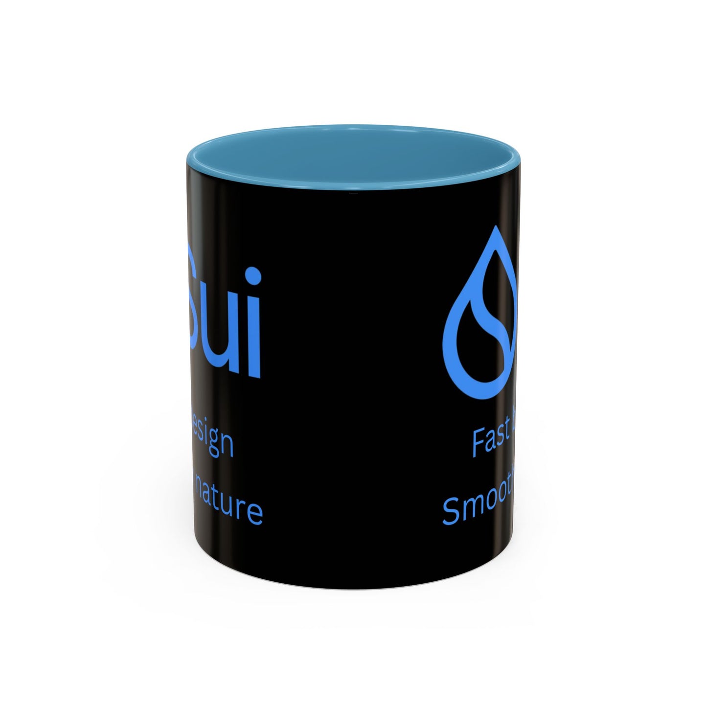 SUI Black Accent Mug by cypherpunkgear.com