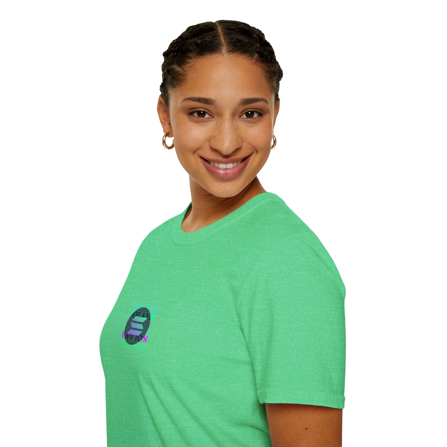 ¡Doble cara, Solana de cypherpunkgear! Camiseta unisex de estilo suave