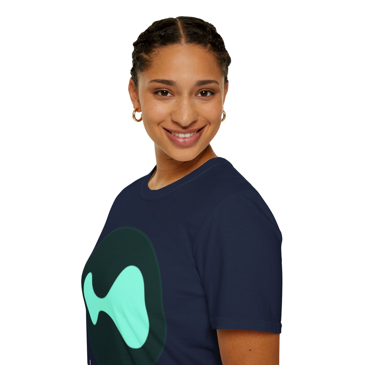 Hyperliquid White font Unisex T-Shirt by cypherpunkgear.com