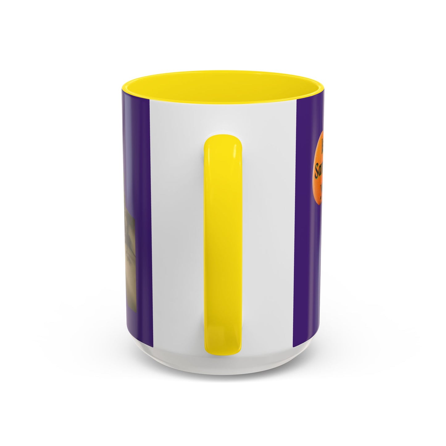 Is it Samhain yet? Skeleton's Pumpkin Purple Accent Mug by CreepyCrafts.boo