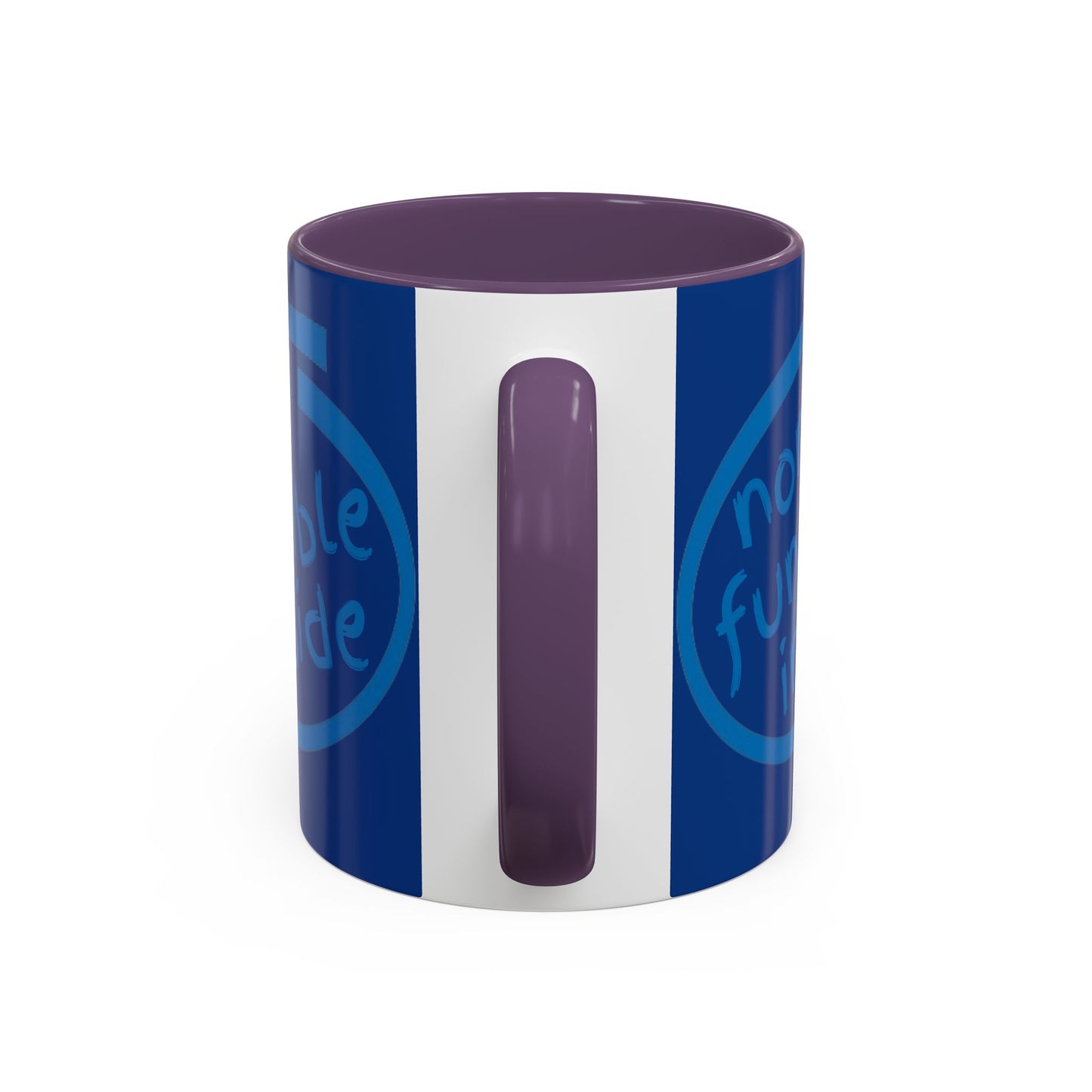 Non-Fungible Inside Dark Blue Accent Mug by cypherpunkgear.com