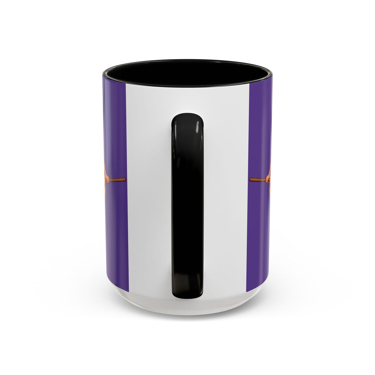 Hazel Hex Purple Accent Mug by CreepyCrafts.boo