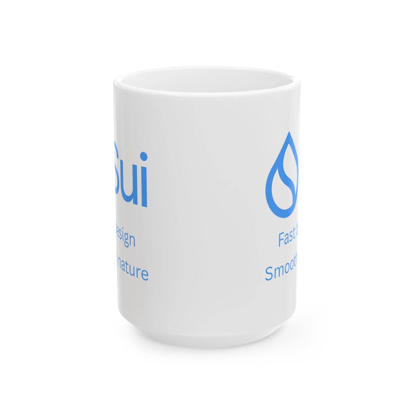 SUI White Mug by cypherpunkgear.com