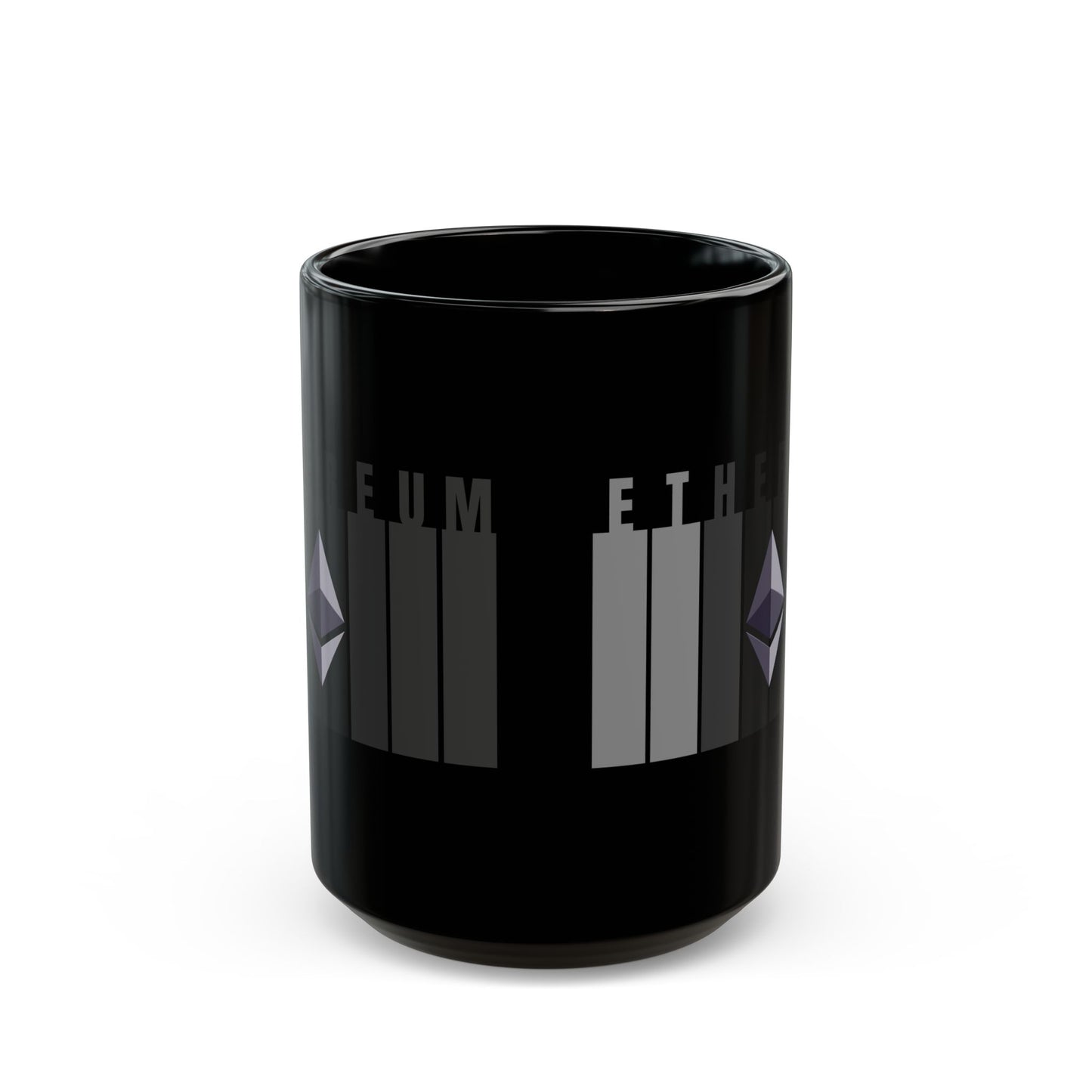 Ethereum (ETH) Black Mug by cypherpunkgear.com
