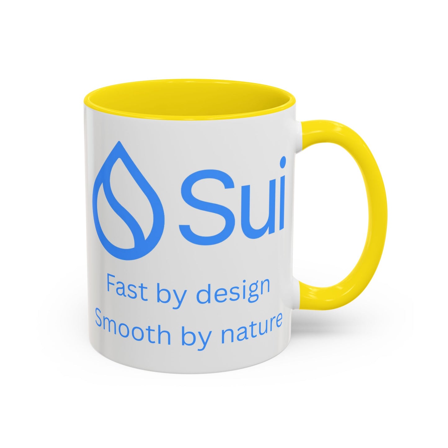 SUI White Accent Mug by cypherpunkgear.com