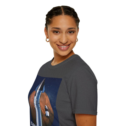 SpaceX Mars Unisex T-Shirt by cypherpunkgear.com