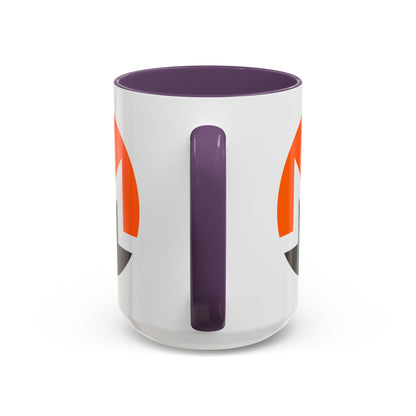 Monero (XMR) White Accent Mug by cypherpunkgear.com