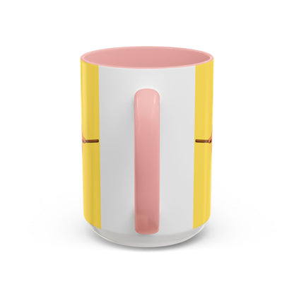 Hazel Hex Yellow Accent Mug by CreepyCrafts.boo