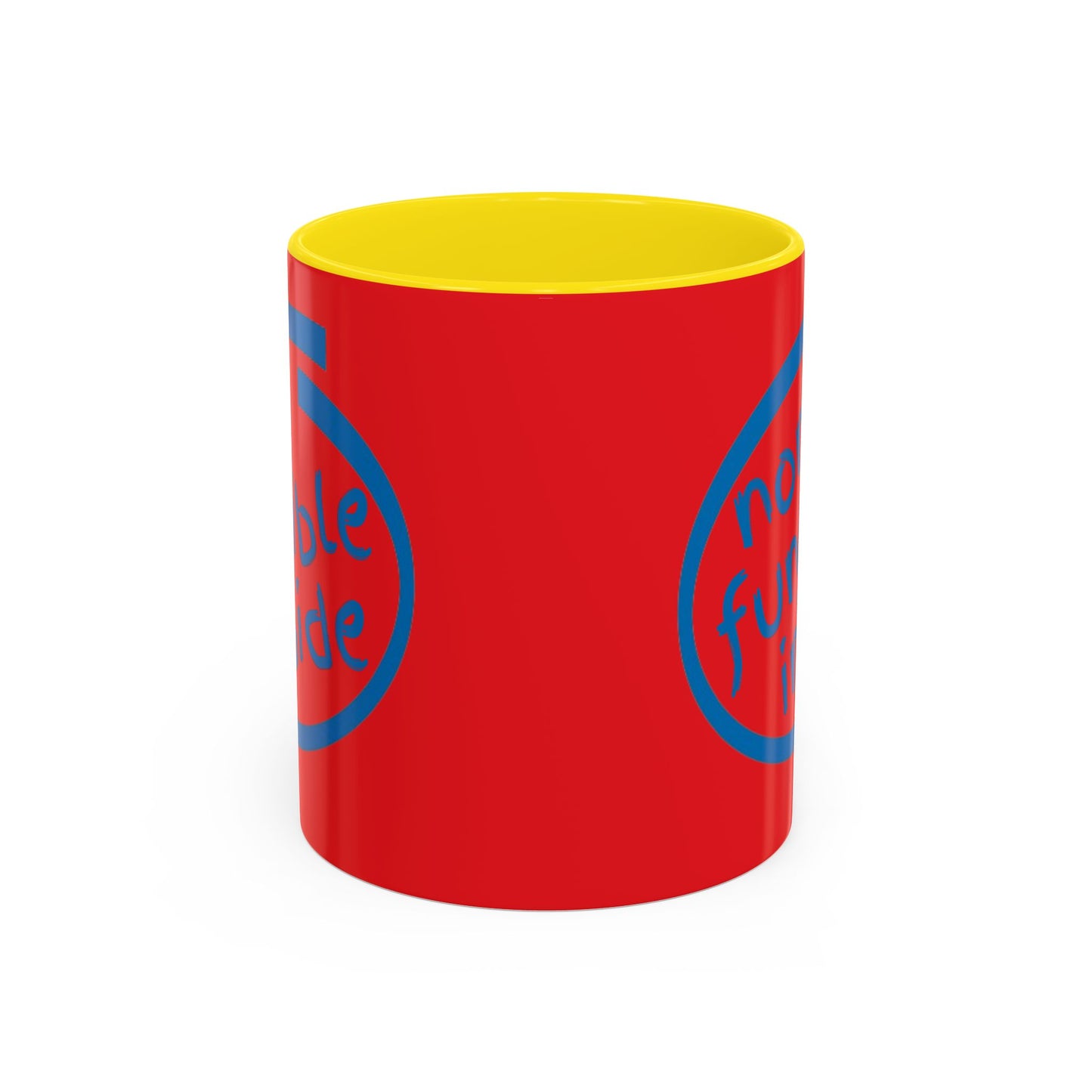 Non-Fungible Inside Red Accent Mug by cypherpunkgear.com