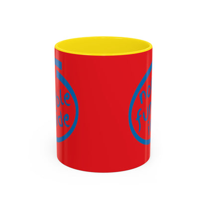 Non-Fungible Inside Red Accent Mug by cypherpunkgear.com