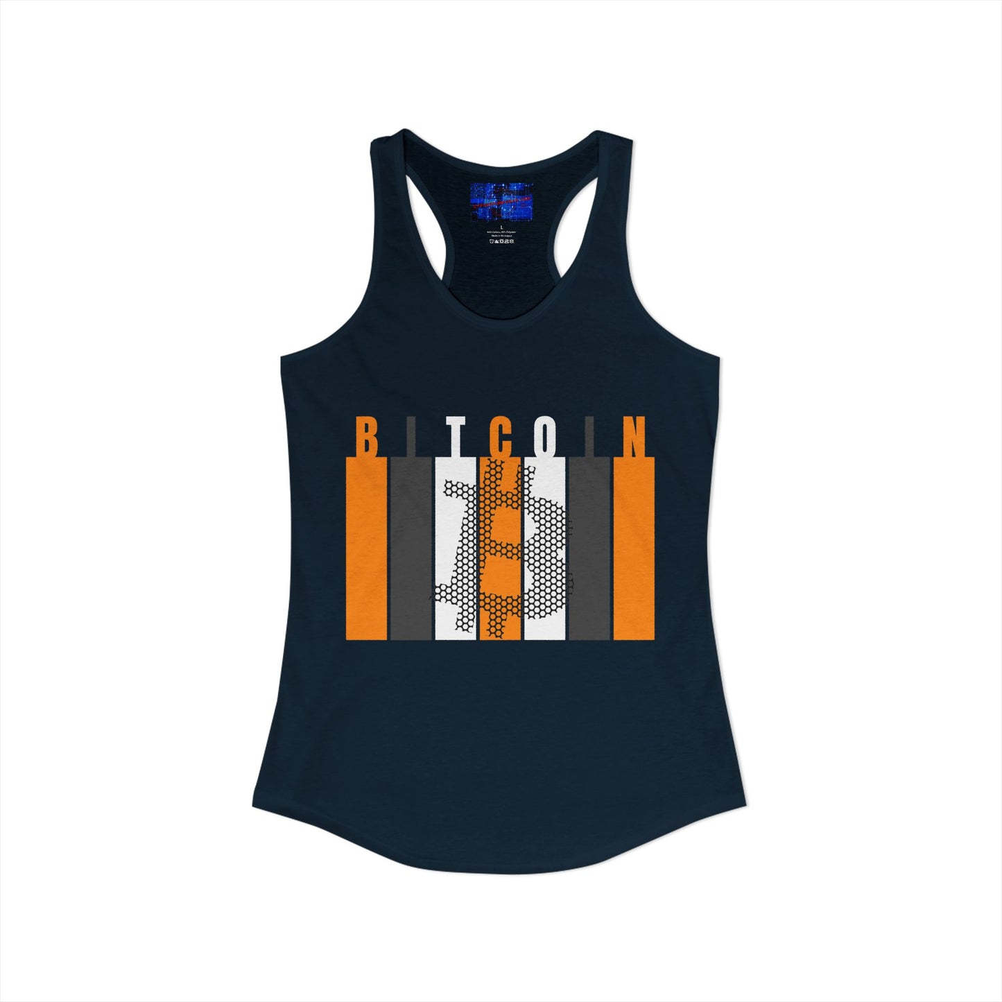 ¡Libertad de Bitcoin por cypherpunkgear! Camiseta sin mangas ideal con espalda cruzada para mujer