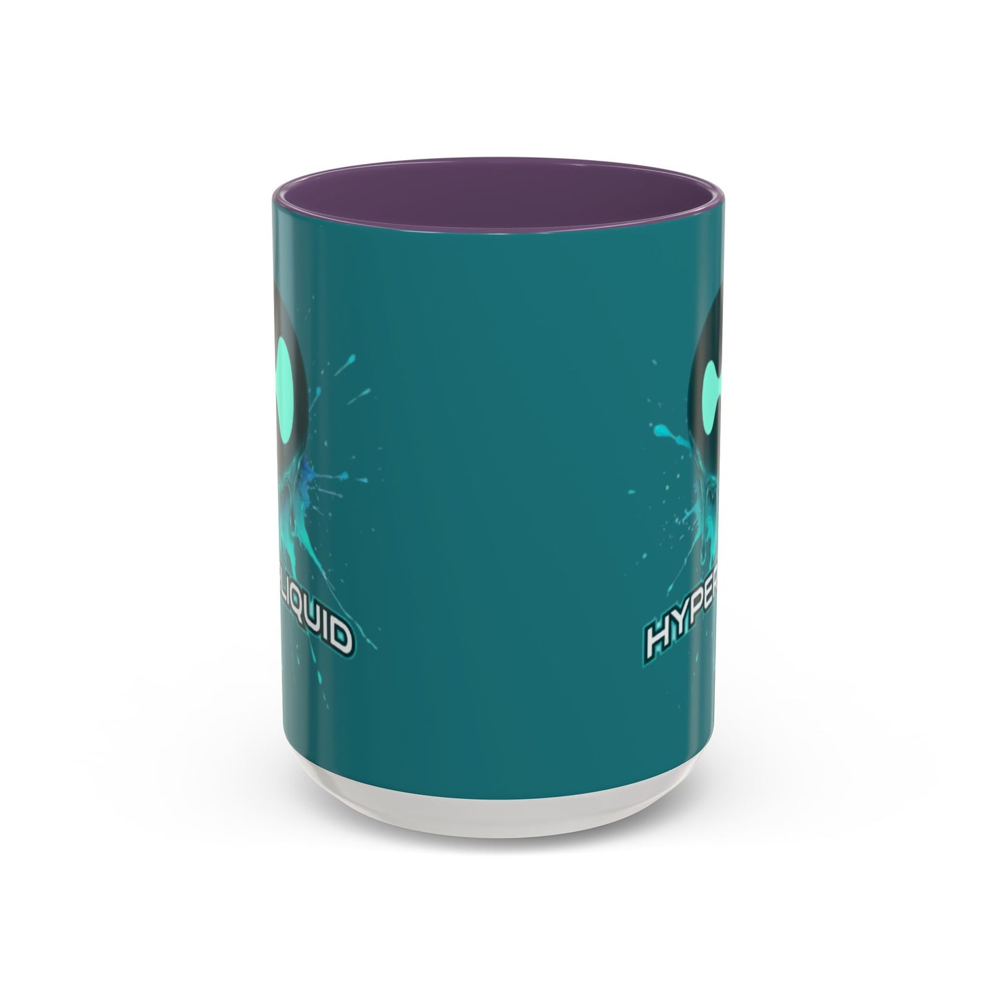 HYPE Drip Hyperliquid Accent Mug by cypherpunkgear.com