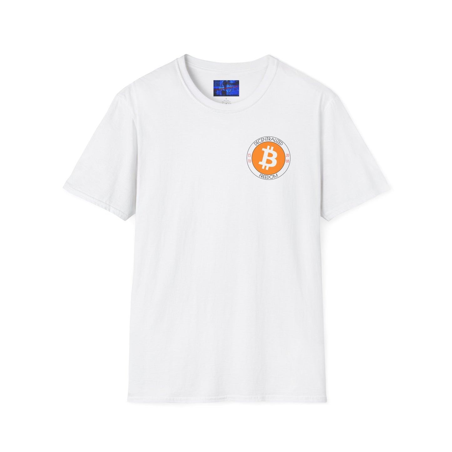 Bitcoin de 2 caras: ¡Libertad descentralizada de cypherpunkgear! Camiseta unisex de estilo suave