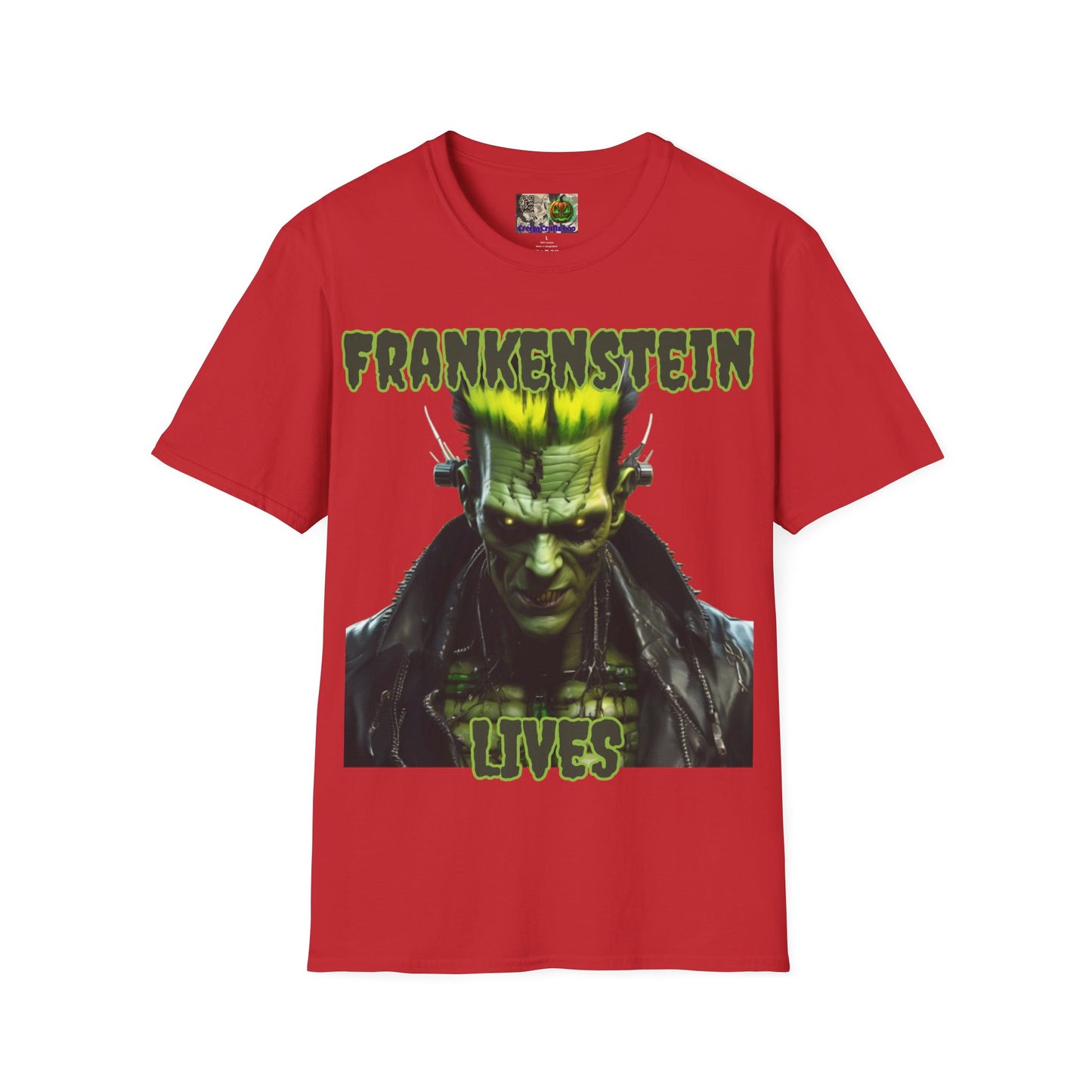 Frankenstein Lives Light colors Unisex T-Shirt by CreepyCrafts.boo