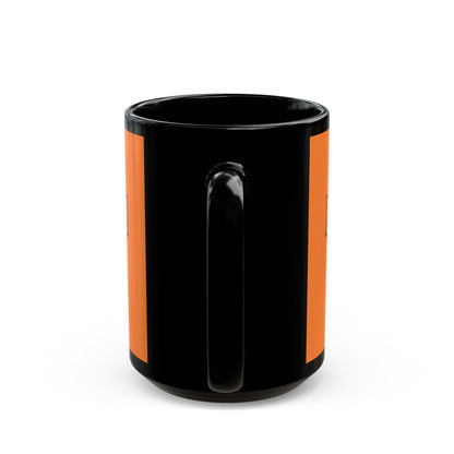 don't assume your freedoms are assured, Black font, Orange/Black Mug by cypherpunkgear.com