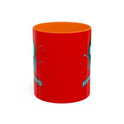 HYPE Drip Red Accent Mug by cypherpunkgear.com